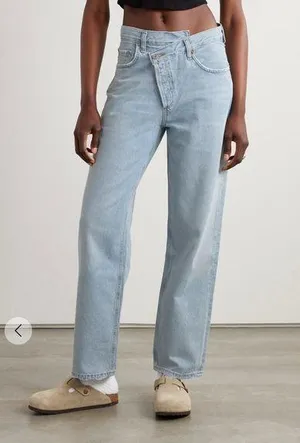 AGOLDE Criss Cross boyfriend jeans light wash 23 thumbnail 1