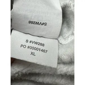 Vuori Hoodie Half Zip White Cropped Sweatshirt XL Organic Cotton Pullover thumbnail 4