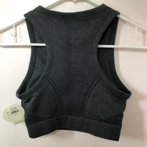 Aerie Offline Seamless Zip Longline Sports Bra thumbnail 5