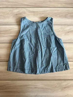 Market & Spruce Rori Cotton Tank Blue Large NWT STITCH FIX thumbnail 5