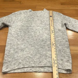 RD style women’s pull over sweater with open back size large . thumbnail 6