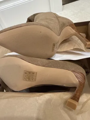 Oasis Society Shay Khaki Knee High Stiletto Boots Pointed Toe Size 6 NIB thumbnail 7