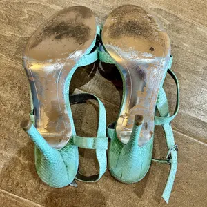 Sam Edelman Women’s Abbott Snakeskin Print High Heel Blue Size 8 Used Girly thumbnail 7