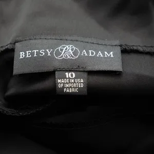 Betsy & Adam‎ - Pavé-Bead Satin Halter Gown thumbnail 5
