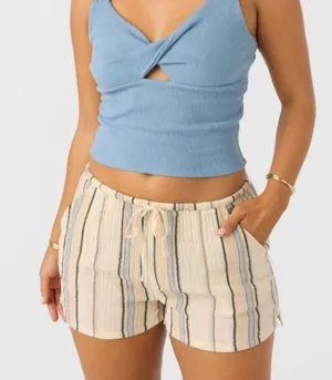 O'Neill Women's 100% Cotton Brenda Stripe Shirt size M NWT thumbnail 1