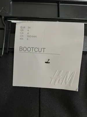 H&M Black Bootcut Women's Pants thumbnail 2