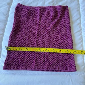 Hot Pink Chunky Knit Bandeau Top – Festival Party Clubwear Small 💖✨ thumbnail 6