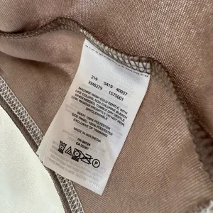 Columbia size small fleece quarter zip pullover sweatshirt cream‎ brown thumbnail 5