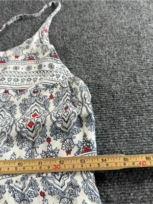 Roxy Border Paisley Strappy Maxi Pocket Sun Dress Women’s Size Medium Beach thumbnail 11