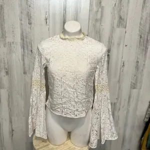 Laced white dress White Size M thumbnail 4