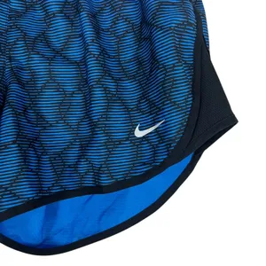 Nike Athletic Shorts Womens S Blue Black Lined Dolphin Hem Athleisure‎ Running thumbnail 2