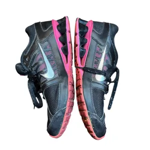 Nike Shox Running‎ Shoes Womens Size 7.5 Black Pink Silver Sneakers 472647-002 thumbnail 5