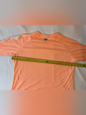 Columbia Long Sleeve Sun Tee in Coral thumbnail 3