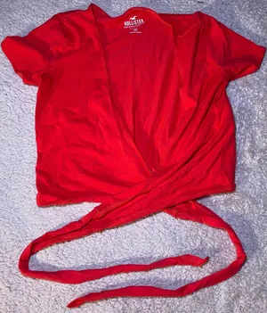 Hollister Red Crop Top thumbnail 1