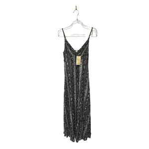 Michael Kors Maxi Pleat Slip Dress Size XS thumbnail 3