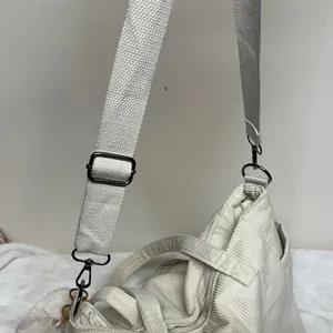 Elegant Cream Corduroy Women's Tote Bag thumbnail 8