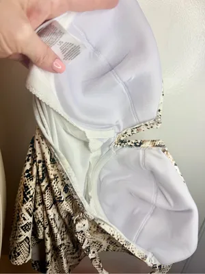 Soma Snake Print Tankini Bathing suit Size Large V Wire Plunge thumbnail 13