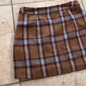 Forever 21 Plaid Brown Mini Skirt thumbnail 6