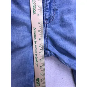 American Eagle Cargo Jeans Women 2 Blue Super High Rise Baggy Wide Leg Stretch thumbnail 5