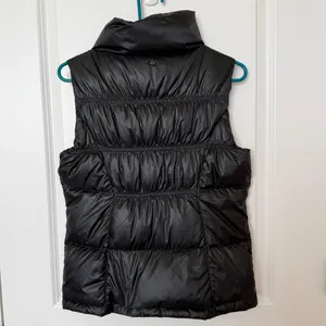 Prana Milly Quilted Puffer Vest Size Small Down Insulated Full Zip Black thumbnail 3