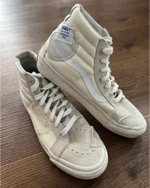 Cream High-Top Vans thumbnail 1