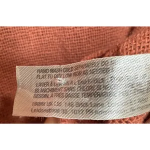 Free People Gauze Mesh Tunic Dress Oversized Cinnamon Orange Top L Boho‎ thumbnail 12