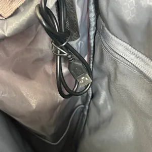 KROSER 17” Quilted Laptop Backpack NWOT Beige RFID USB Work Travel Bag thumbnail 10
