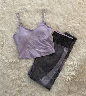 Victorias Secret Pink Crop Tank Top Lilac Purple Small thumbnail 4