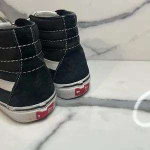 Vans Unisex Black White Suede High Top Skateboard Shoes M Sz 4.5 W Sz 6 Grunge thumbnail 4
