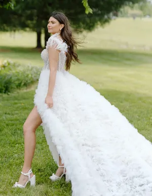 Sherri Hill Ivory Prom Dress thumbnail 1