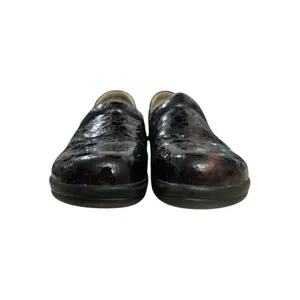 Alegria Keli Work Burgundy Floral Leather Women Clogs Size 37 Slip On thumbnail 3