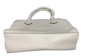 G by Guess Los Angeles White Faux Leather Purse Crossbody Tote thumbnail 5