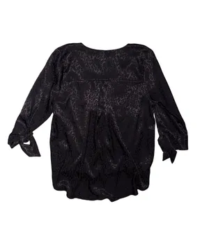 West Kei Allan Surplice Tie Sleeve High-Low Blouse thumbnail 9