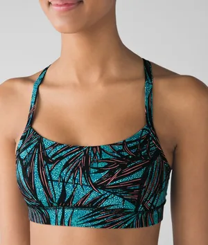 Lululemon Multicolor Teal/Pink Sports Bra thumbnail 1