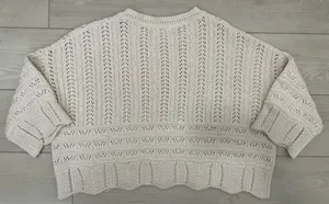 Altar'd State Bohemian Cropped Knit Sweater thumbnail 2