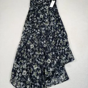 ASTR The Label Flutter Sleeve Floral Maxi Dress‎ Womens XS Navy Blue Flowy New thumbnail 5