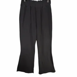 Reserved‎ Flared Sweatpants Size M Black Cotton Jersey Lounge Comfort Athleisure thumbnail 2
