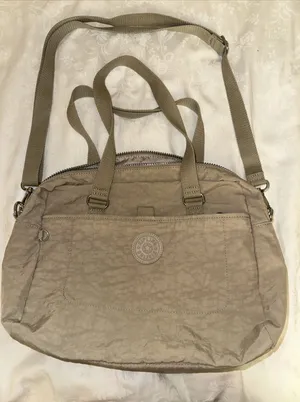 Kipling Tan Medium Tote Bag Purse thumbnail 1