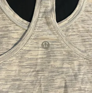 Lululemon Racerback Grey Long Tank Size 8 thumbnail 3