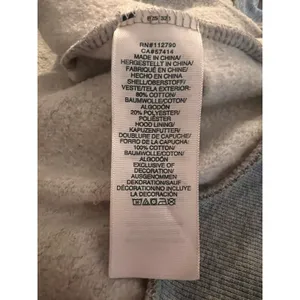 True Religion Grey Buddha Guitar Full Zip Hoodie Y2K Cropped 80% Cotton thumbnail 5