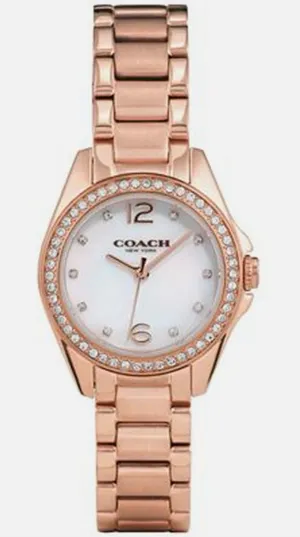 COACH Rose Gold Crystal Watch thumbnail 1