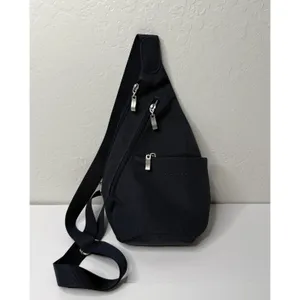 Baggallini Mini Sling Crossbody Shoulder Bag Navy Blue Everyday‎ Run Walk Active thumbnail 2