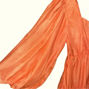 Beyond Words Fire Voile Puff Sleeve Mini Dress Size L thumbnail 5