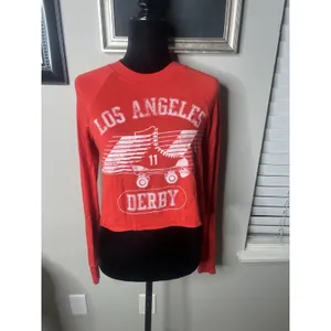 Splits59 Long Sleeve Crop Tee Women's US Size XS "Los Angeles Derby" thumbnail 2