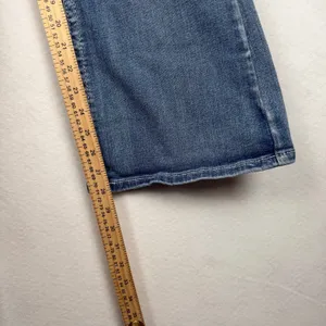 Sky Jeans Bootcut Women 7/8 Blue Embellished Wing Pocket Rhinestone Y2K McBling thumbnail 3