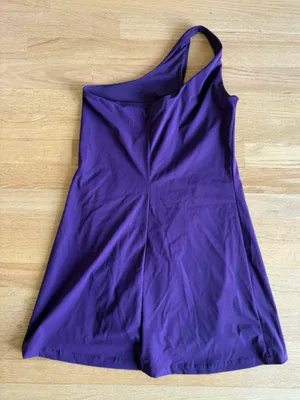 Outdoor Voices One-Shoulder Purple Active Dress thumbnail 1