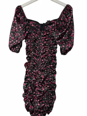 For Love Of Lemons Melrose Floral Mini Dress thumbnail 5