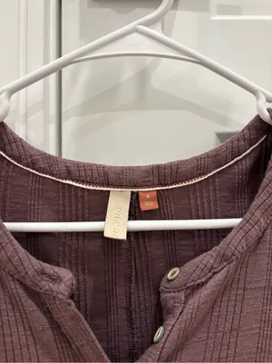 Pilcro By Anthropologie Puff Sleeve Cardigan Size Medium thumbnail 3