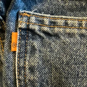 Levi's Vintage Orange Tab‎ Tapered Fit Medium Wash Jeans 9922 Size 18 thumbnail 4
