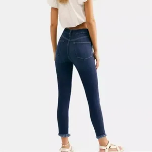 NWT Free People High Waist Raw Hem Skinny Jeans thumbnail 2